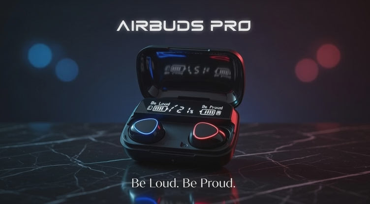 TWS Wireless Earbuds with Smart Charging Case